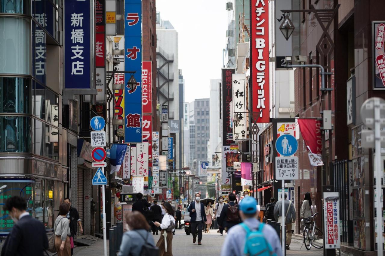 Lof Hotel Shimbashi Prefektura Tokio Exteriér fotografie